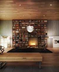 Library-above-Fireplace