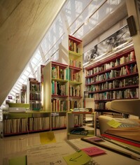 Creative-Library-With-Open-Ceiling