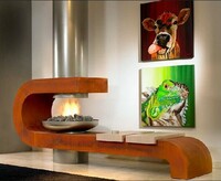 Rusty Fireplace Modus 984