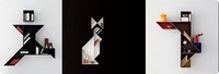 Tangram-bookshelf