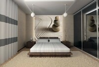 Unique sand stone wall tile design