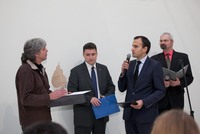 „Jung Vilnius“ ir „5 Kontinentai“ atstovai „už išmaniausią EKOnamą“ apdovanoja A. Bergner